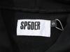 Spider Web Foam Letter Print Terry Cloth Hoodie for Men & Couples