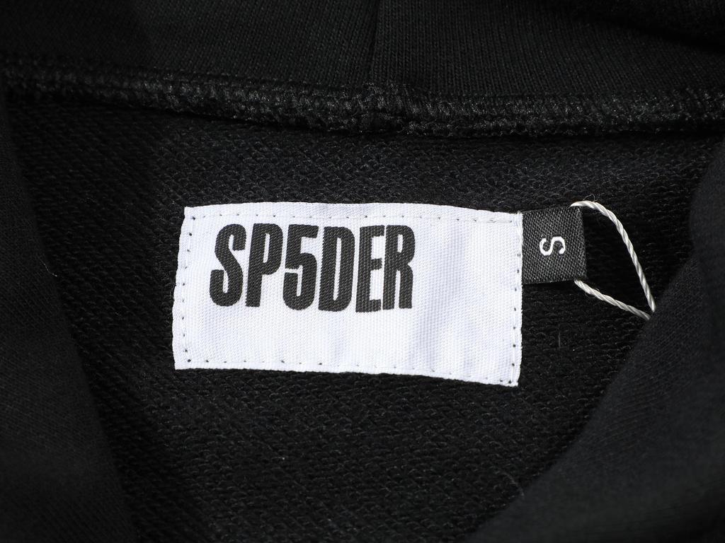 Spider Web Foam Letter Print Terry Cloth Hoodie for Men & Couples