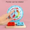 Children Montessori Clock Educational Toys Hour Minute Second Cognition Clock Model Teaching Aids Time Learning For Kindergarten