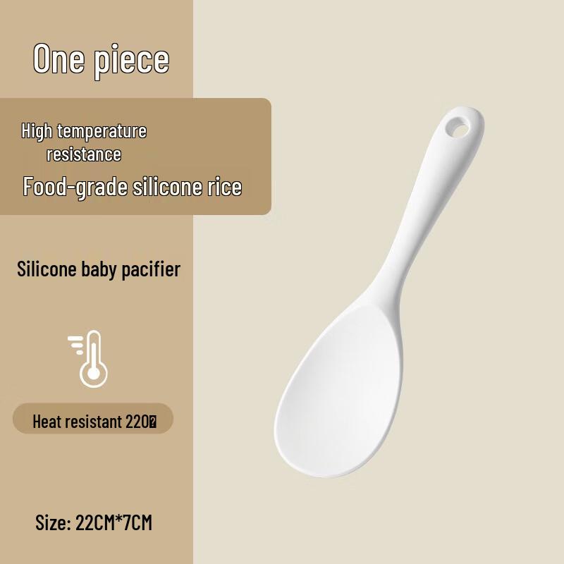 White Silicone 5-Piece Kitchen Utensil Set