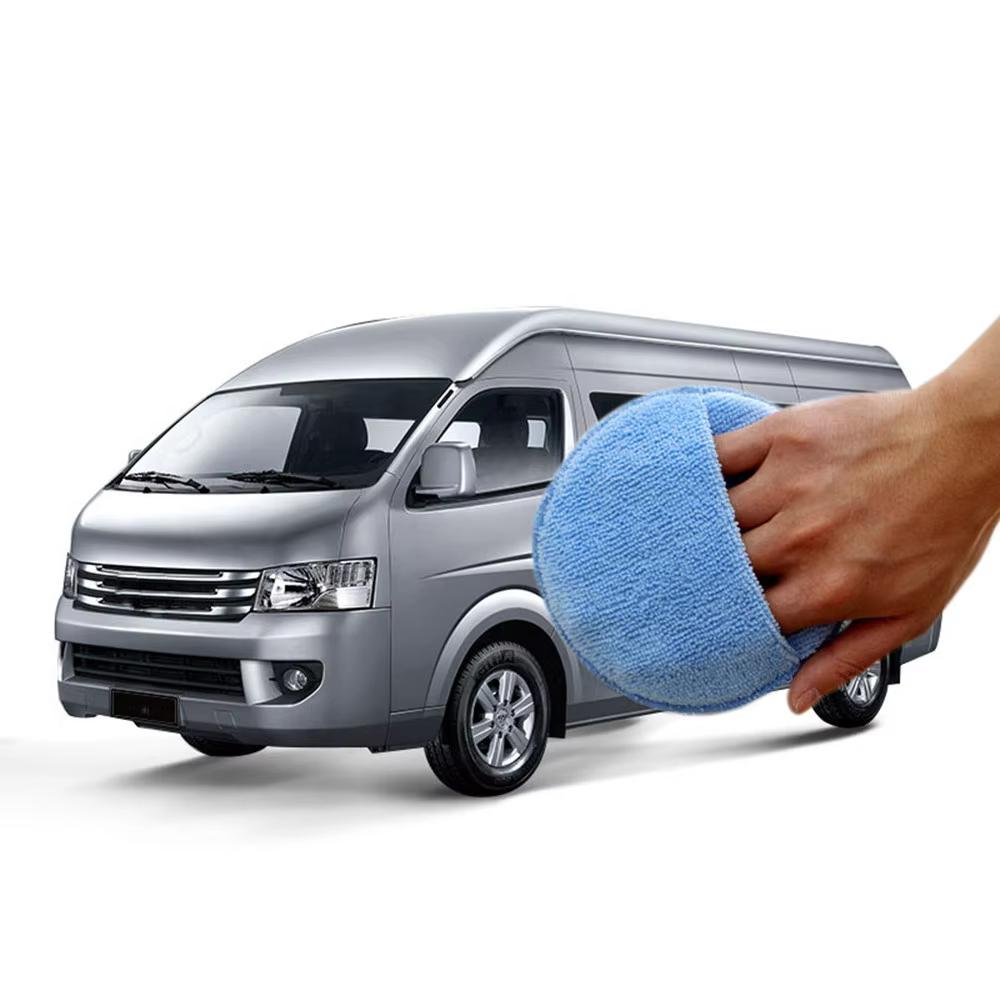 Soft Microfiber Car Wax Applicator Pad Polishing Sponge for Apply and Remove Wax Auto Care Polish Foam Sponge