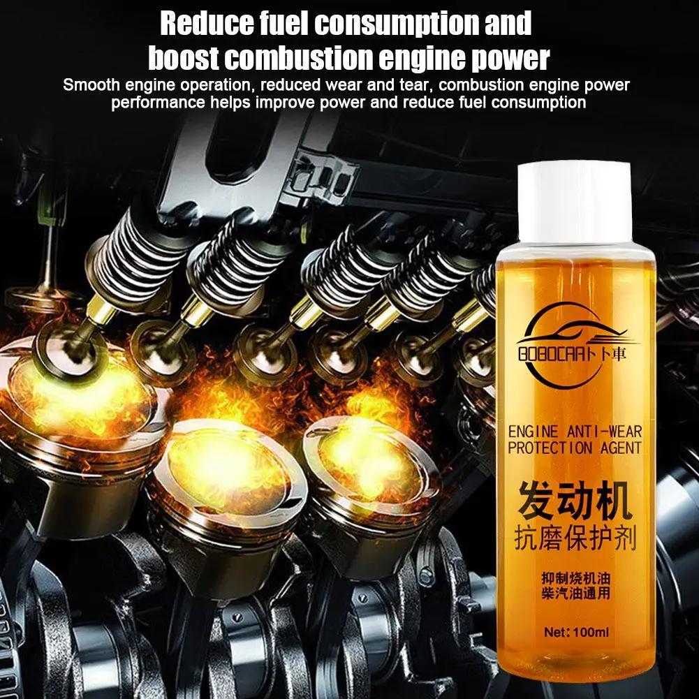 100ml Engine Cylinder Repair Agent Additive - Noise Reduction & Anti-Wear Oil