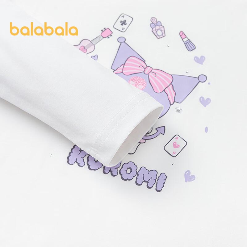 Balabala Girls' Sanrio Long-Sleeve T-Shirt