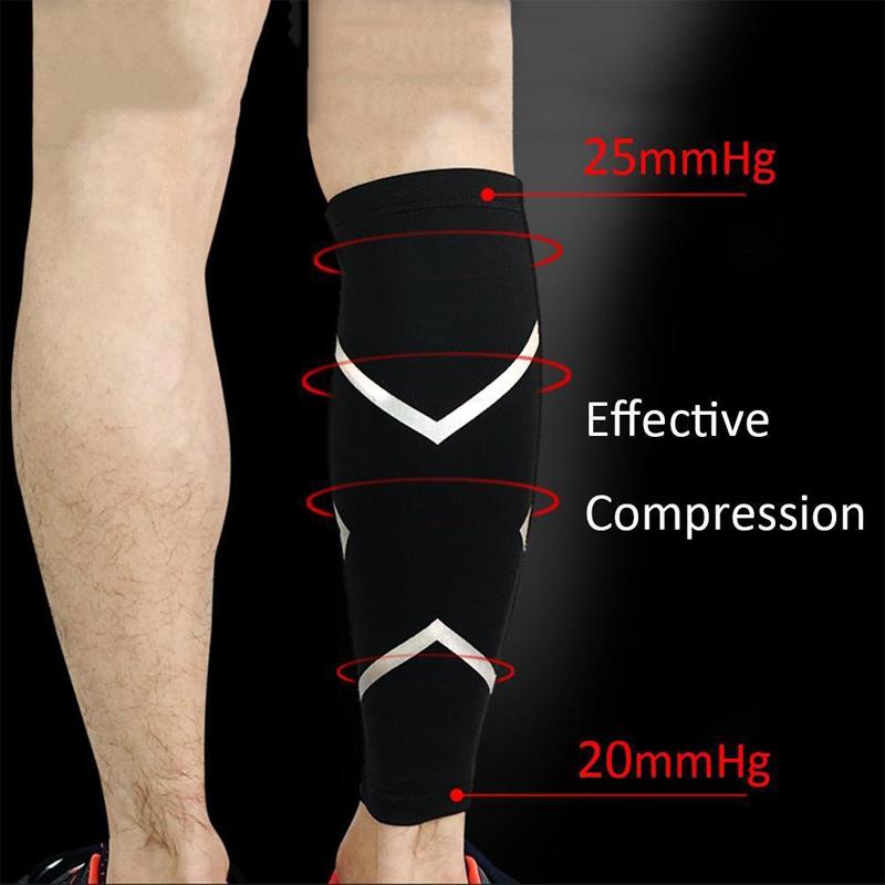 1Pcs Sports Calf Compression Sleeve Shin Splint Support Guard Leg Protection Sock for Running Basketball Cycling