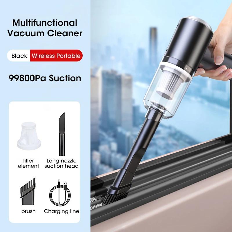 99800Pa Car Vacuum Cleaner Portable Mini Dust Collector Dry And Wet Home Car Dual-Use Wireless Handheld Cleaning Appliances