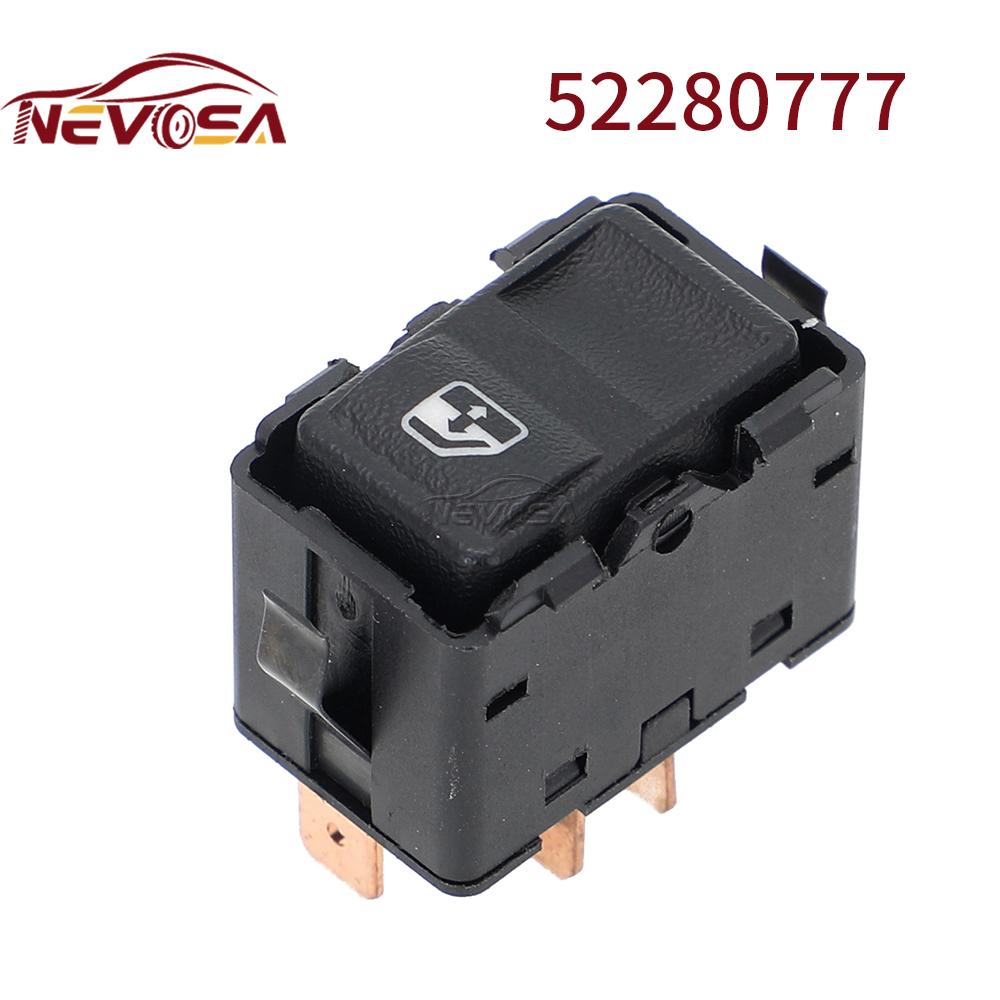 NEVOSA Power For Chevrolet Monza Kadett Opala  88/92 Master Driver Side Window Switch Glass Button 52280777 5P 52280777