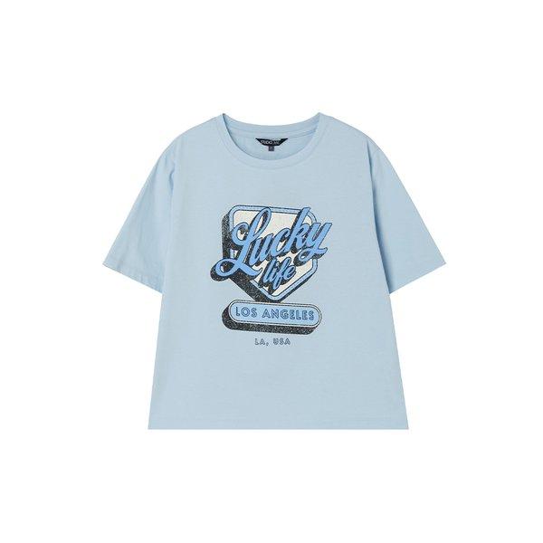 LAP VinTage PrinTing Crop ShorT Sleeve T shirT as2cT467