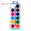 Boxed Watercolor Paint Set Washable Watercolor Paints with Paintbrush Portable Watercolor Palette Kids Art Supplies for Birthday Gift Classroom Travel