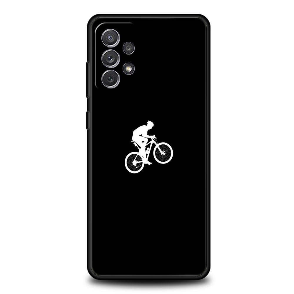 Mountain Bikes Cycling Phone Case For Samsung Galaxy A13 A51 A71 A41 A31 A21S A11 A03S A12 A32 A52 A22 A23 A33 A53 A73 5G Cover