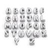 1pc Alphabet Bead Polished Design Mini 3D Bubble 26 Letter Charm for DIY Necklace Bracelet Jewelry Making
