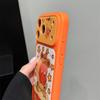 Large Window Gold Star Anti-Drop Cover for iPhone 15 Pro Max