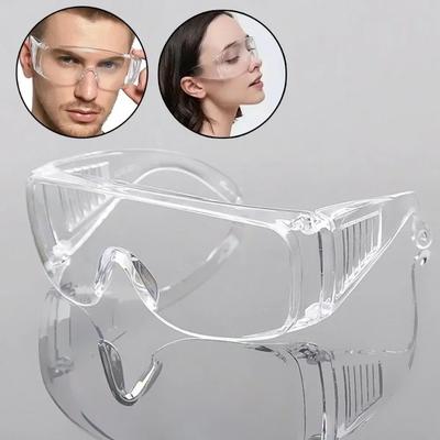 Transparente Schutzbrille Schutzbrille Spritzschutz Staubdicht Sand Arbeit Labor Augenschutz Brille Schutz