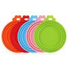 Reusable Keep Fresh Pet Supplies Cans Cap Food Tin Cover Pet Can Covers Silicone Can Lid
