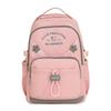 Letter Pattern College Fashion Backpack With Padded Straps For School And Travel