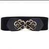 Unique Black Wide Waist Cincher For Women With Trendy Styles And Elegant Rhinestone Embellishments