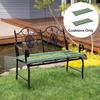 Polyester Set Of 2 Swing Chair Cushion Green Stripes