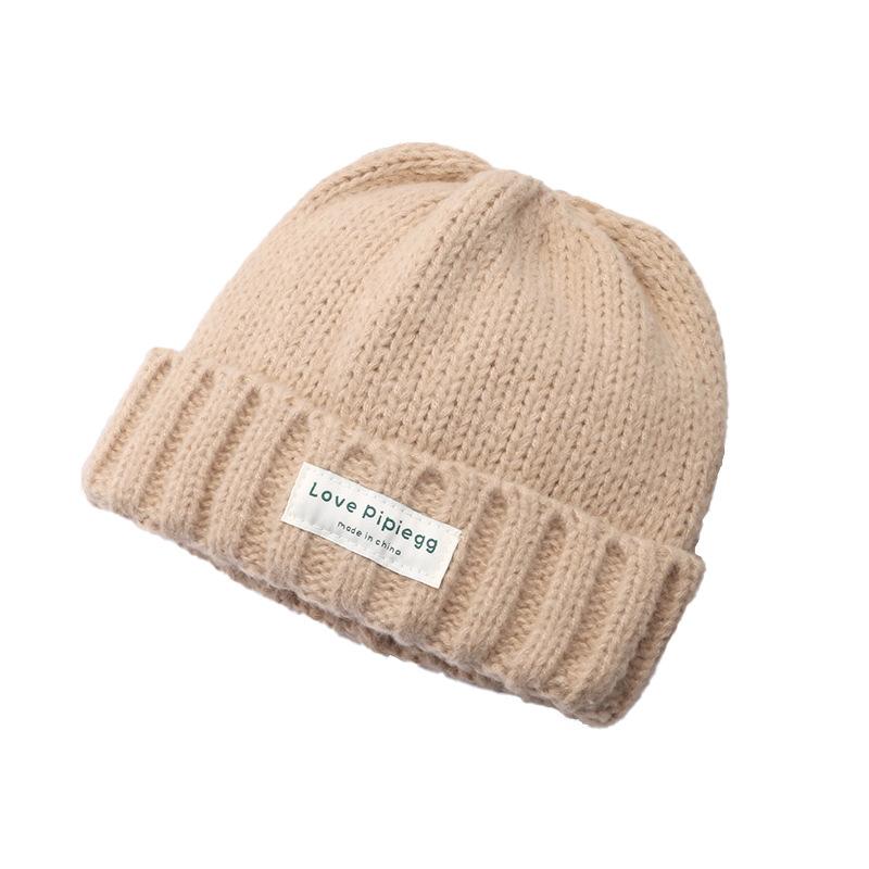 Autumn and winter hats, women's ear protectors, wool hats, cloth, couple wool hats, big head circumference, warm knitted hats