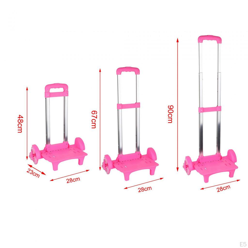 Stair Climber Folding Hand Truck Aluminium Trolley with 6 Wheels for Fishing Shopping