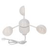 Anemometer Cup Speed Measuring Sensor Cup RJ11 Connector 3 Cups Wind Direction Gauge for Weather