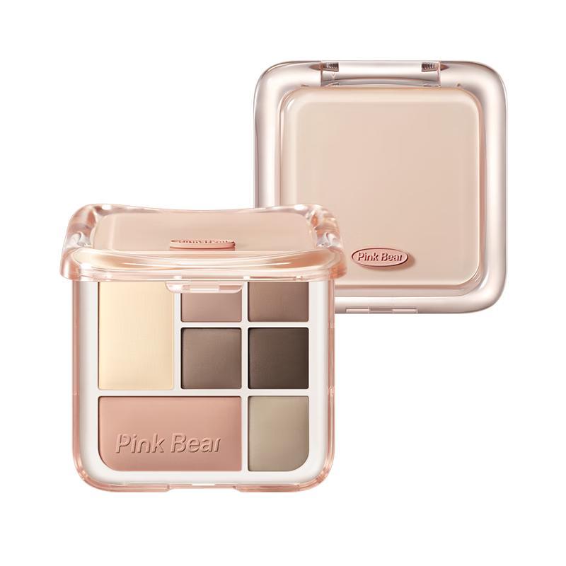 Pink Bear 7-Color Eyeshadow & Comprehensive Eye Palette