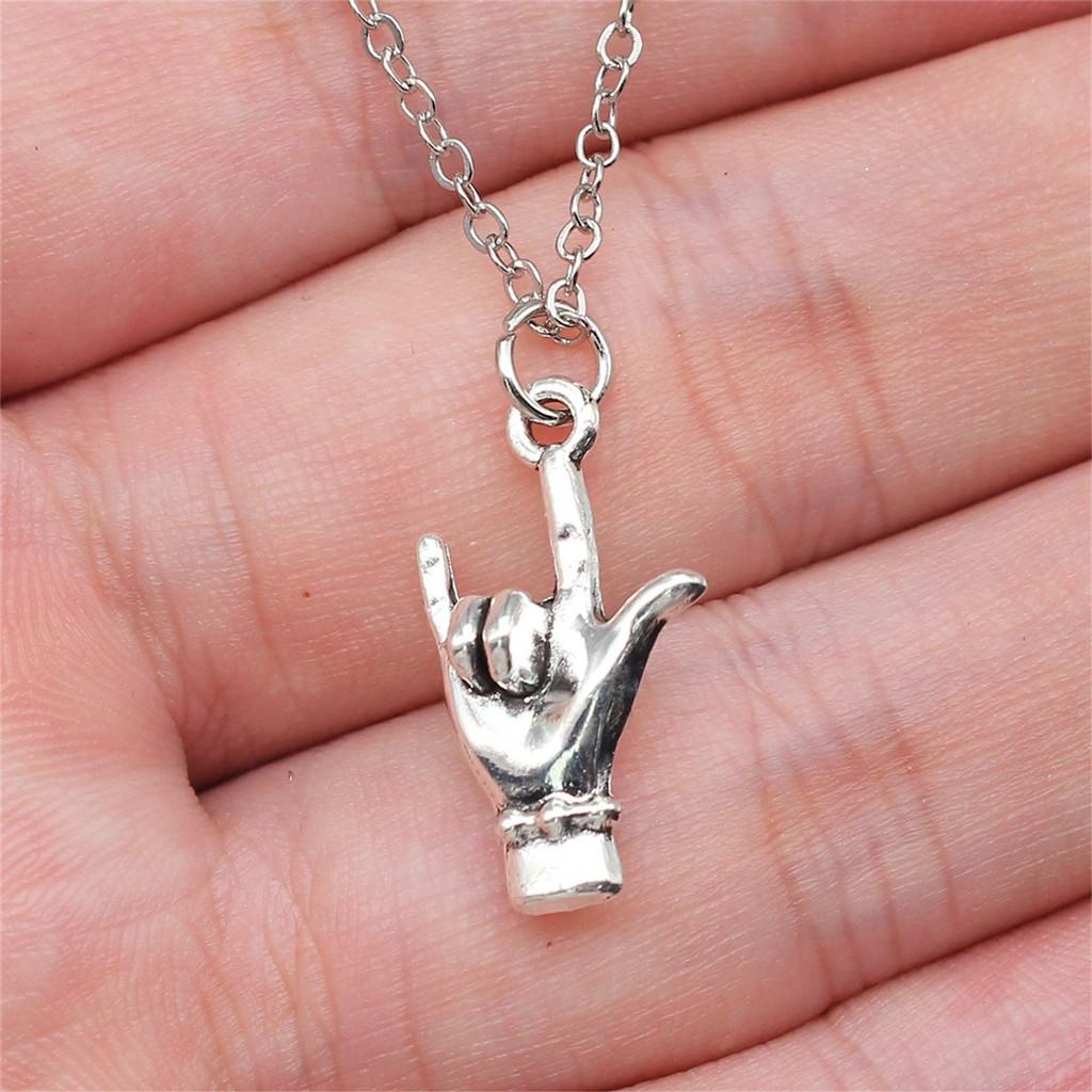 Peach Heart Angel Wings Sweet Pendant Antique Silver Metal Boys Collar Necklace High Quality Gift
