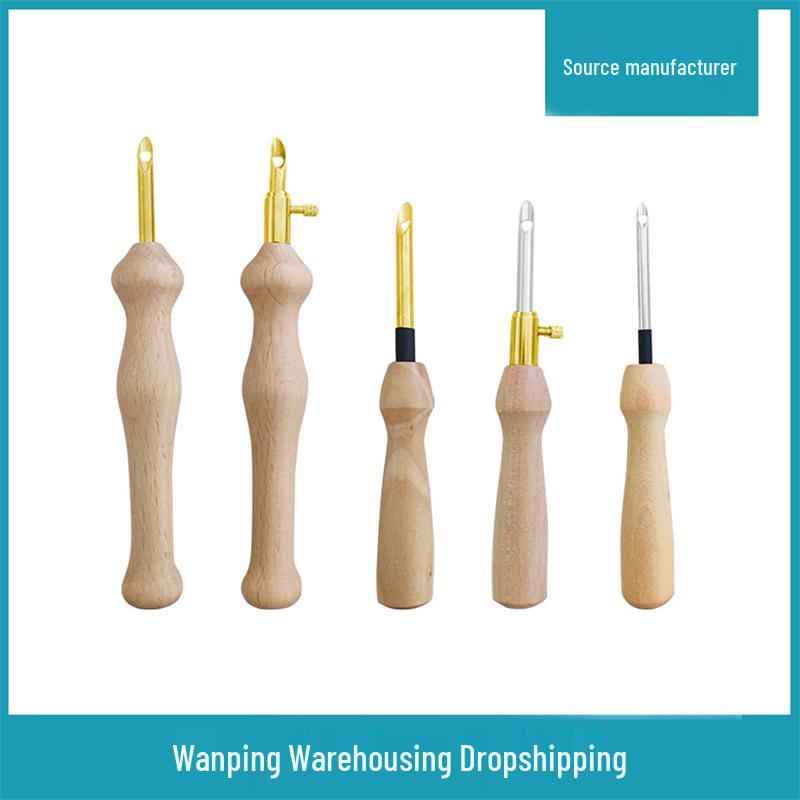 Russian Punch Needle Yarn & DIY Embroidery Tool for Cross Stitch & Coarse Weaving