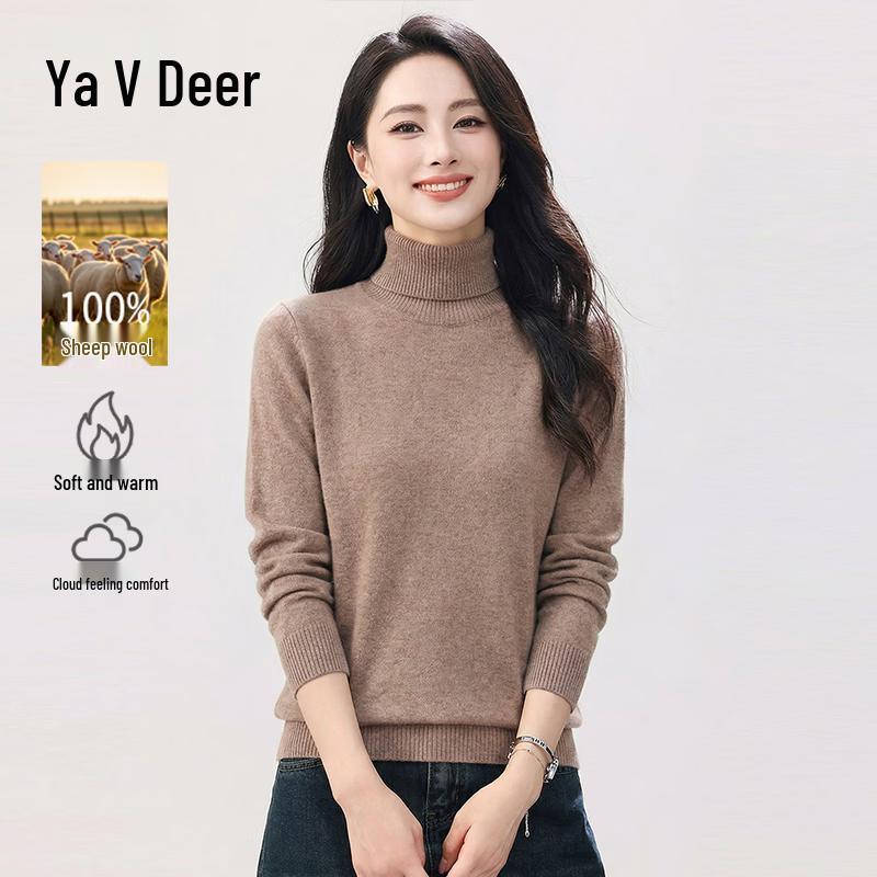 Women s 100% Merino Wool Turtleneck Sweater XL