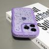 3D Wave Arc Curl Bling Glitter Clear Clear Case For iPhone 17 Air 16 E 15 14 13 12 Mini 11 Pro Plus Shockproof Glossy Phone Case