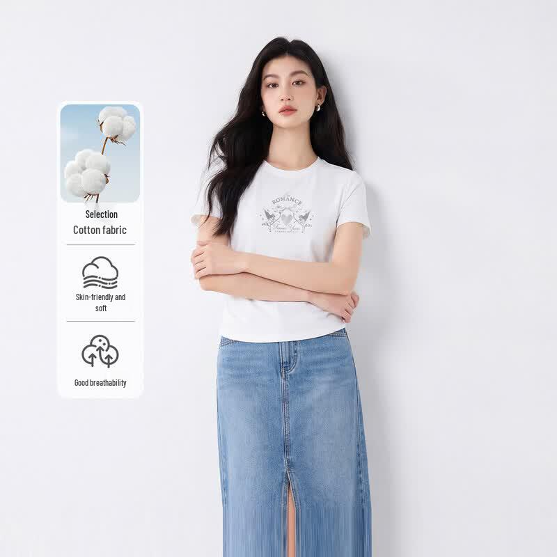 FivePlus Women s Slimming Pleated Short Sleeve T-shirt L