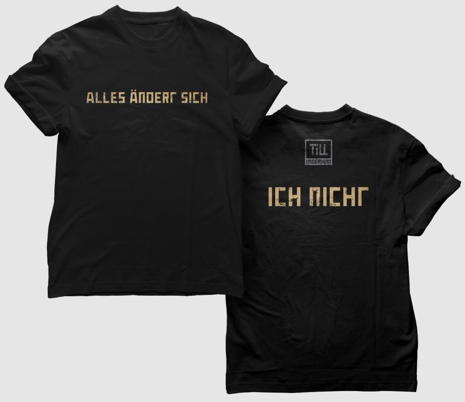 Тилль Линдеманн - Alles andert sich - Футболка Размер S-5XL Фанмейд Унисекс Футболка XXXL