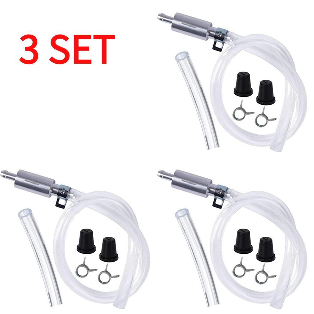 1/3/5SET Brake Fluid Bleeder Hose with One-Way Non-Return Check Valve Auto Car Vehicle Motorcycle Brake Clutch Hose Kit