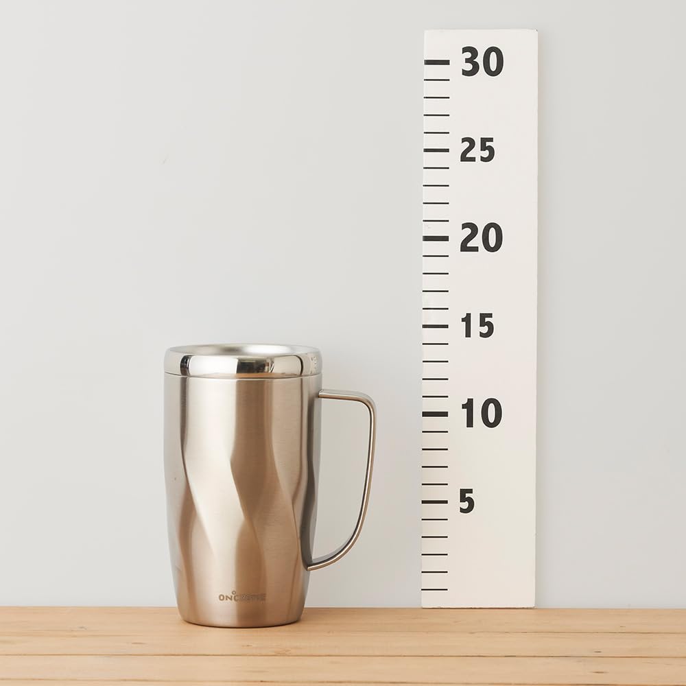 Doshisha Beer Beer Keeps Beer Cold Mug, Senka, 450ml, Silver, Only, ON℃ZONE