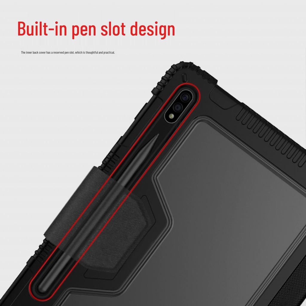Samsung Galaxy Tab S7/S8 Protective Case with Pen Slot, Magnetic, 11-inch.