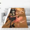 Ballerina Cappuccina Cappuccino Italian Brainrot Plush Blanket Students  Flannel Throw Blanket For Couch Chair Soft Bedspread