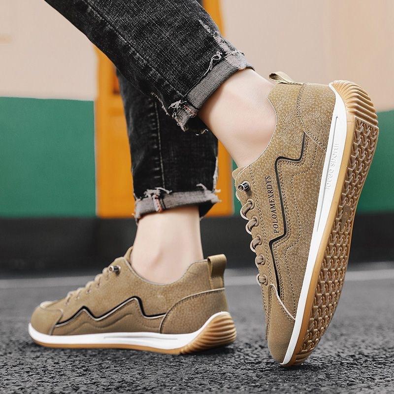 Sneakers Shoes Man Flat Bottomed Sports Breathable Sneakers Men Sport Running Shoes Light Athletic Leather Men Casual Shoes