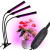 Led Plant Growth Lamp 72 Diodes Timer 25W Home Plant Cultivation With Mains Adapter