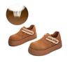 Fashion AIYUQI Women Spring Shoes Genuine Leather 2025 Spring New Platform Women's Loafers Suede Flat Retro Casual Shoes Women