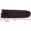 Black Cloth Center Console Armrest Covers Caps with Latch Lip for Volkswagen VW Golf Jetta Bora MK4 GTI R32 / Polo 9N 9N3 / Passat B5 / Skoda