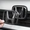 FSUN1 Car Badge Stickers Front Grille Trunk Steering Wheel Logo Accessories For Honda Civic CRV 10th 11th Gen Civic 10th Gen Accord