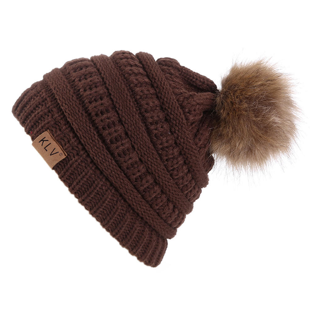 BB Wool Beanies Women Real Natural Fur 