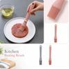 Silikon-Backpinsel für den Küchengebrauch mit hitzebeständigen Borsten und ergonomischem Griff zum Backen, Kochen, Grillen und Braten