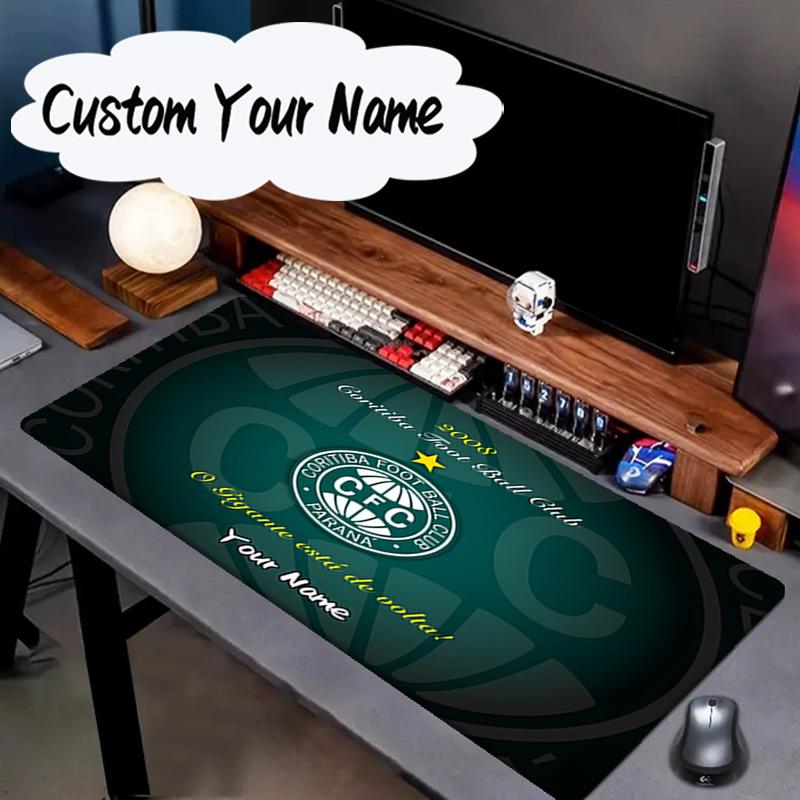 Custom Name Mouse pad Coritiba Football Club Return Mouse pad, Gaming Mouse Pad, keyboard pad, Desk Decor for computer notebook Fan Birthday Gift