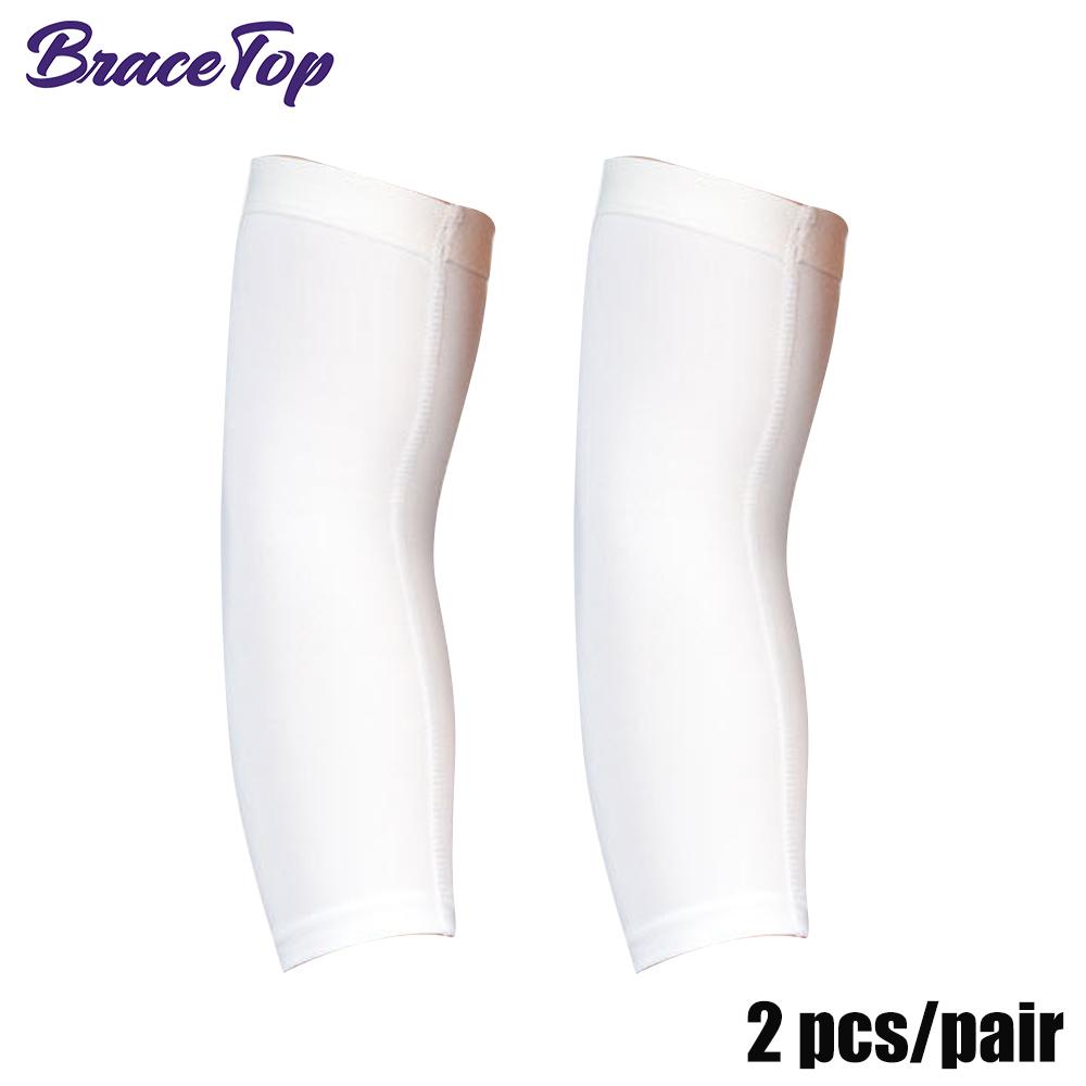 Breathable Arm Support Sleeve Sun UV Protection Basketball Running Fitness Armguards Sports Compress Elbow Pads for Men Women