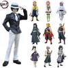 Komplettes Set von Demon Slayer Anime-Figuren Tanjiro Zenitsu Inosuke Nezuko 16cm Höhe