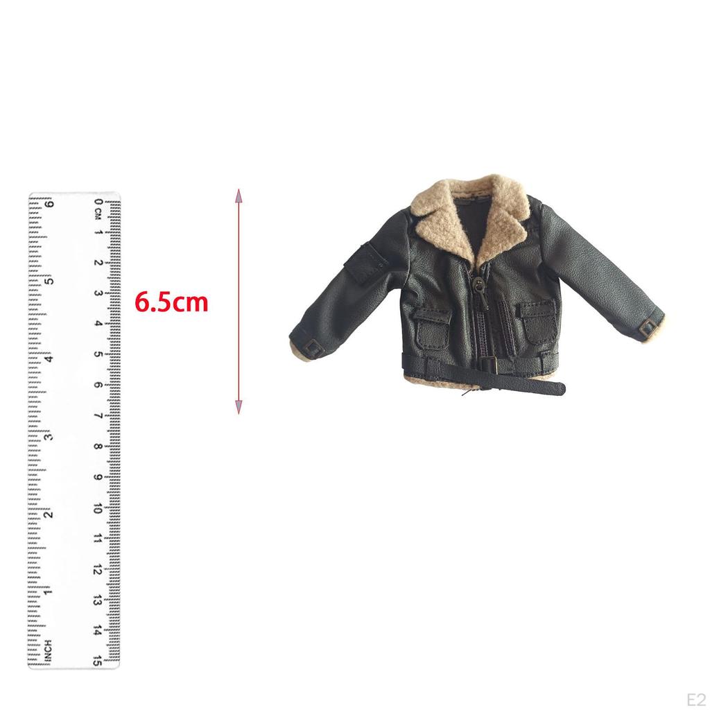 1/12 Male Action Figure Jacket for 6 Inch Dolls, Accessory Figures