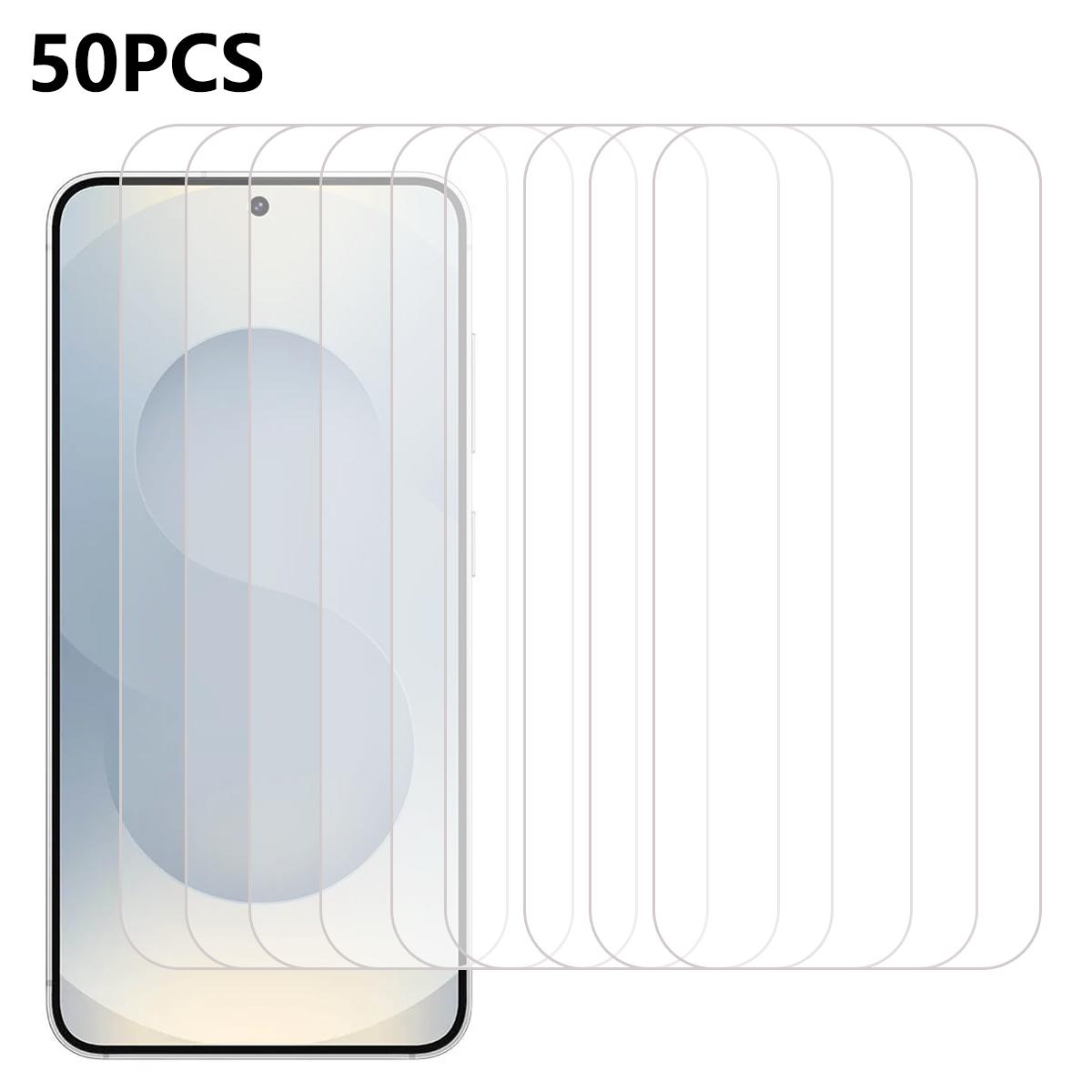 

50Pcs For Samsung Galaxy S25 FE Screen Protector Anti-Scratch Tempered Glass Film A