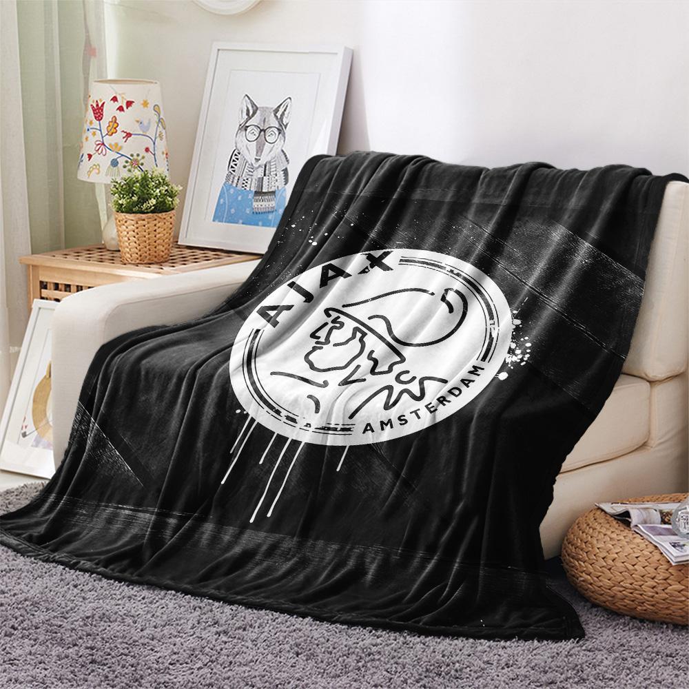 Amsterdamsche Football Club Ajax2 Flannel Blanket, High quality Comfortable for All Seasons, Home Decor, Warmth and Comfort