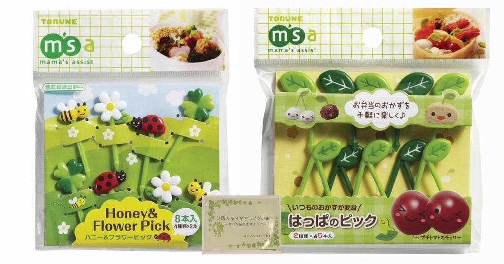 Torune Honey Flower Picks 8 Happa Picks 10 Pieces [Genuine] & Pieces, [Set] (Honey Happa)