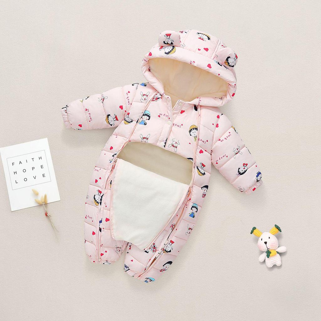 Infant Winter Jumpsuit: Toddler One-Piece Outerwear for Boys & Girls