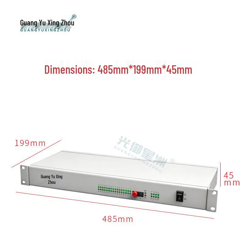 Guangyuxingzhou GY-4P8FE-80 Optical Telephone and Ethernet Multiplexer